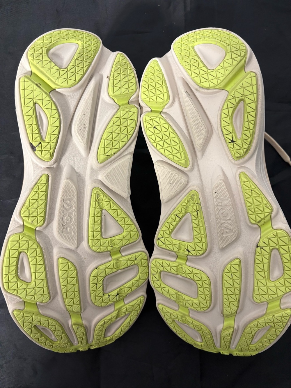 Hoka Women's Athletic Shoes Beige with Peach and Yellow Accents ( READ) - Picture 5 of 8
